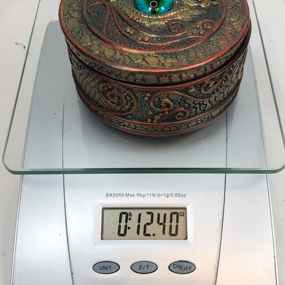 Pacific Giftware Dragon Eye Trinket Box Round Mystical Magical Fantasy Cosplay - Picture 8 of 8